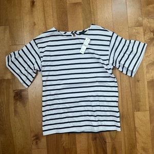 J.CREW Flutter Sleeve Top